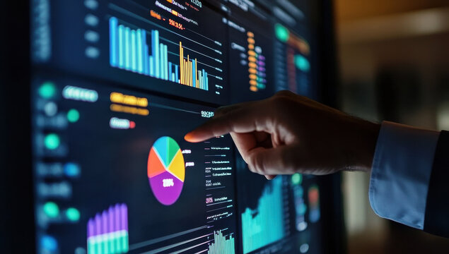 Portfolio dashboard with allocation chart
